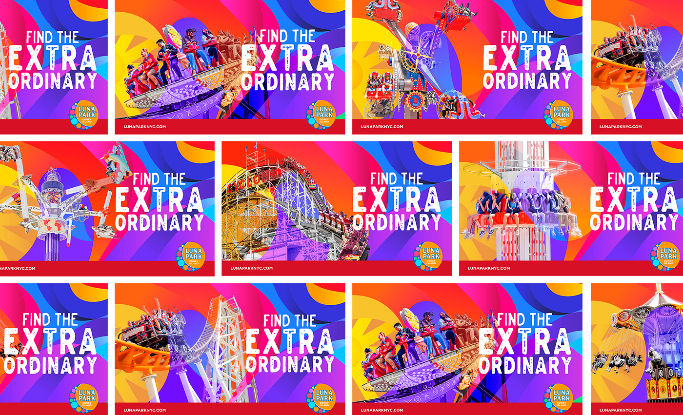 grafica luna park coney island