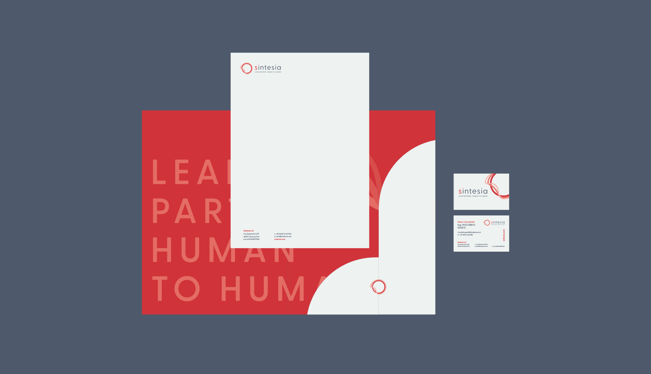 Sintesia corporate identity - modulistica