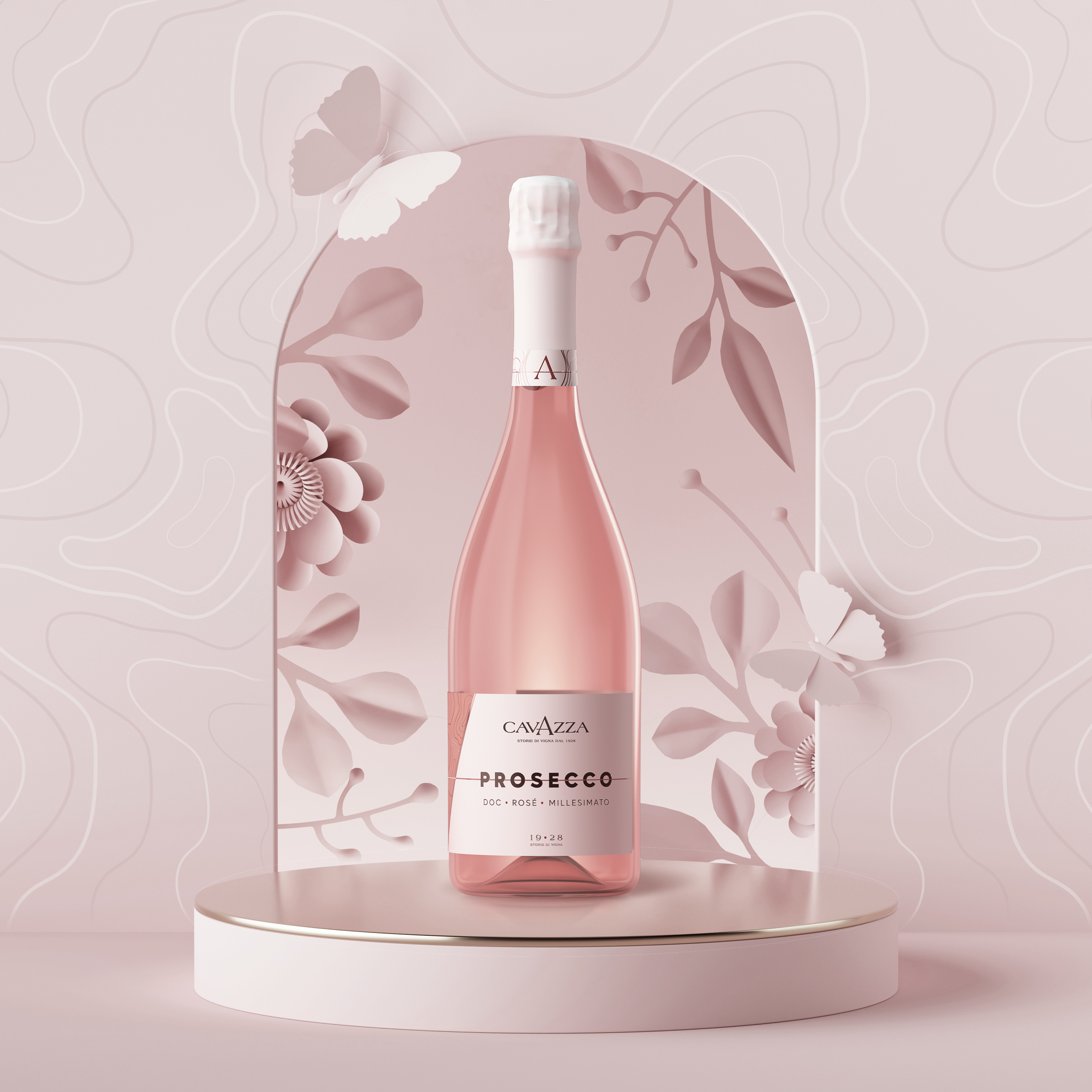 Visual Prosecco Rosè Cavazza