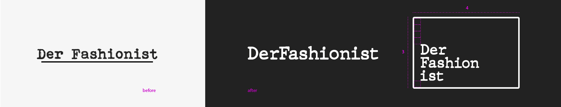 der fashion ist ideazione logo