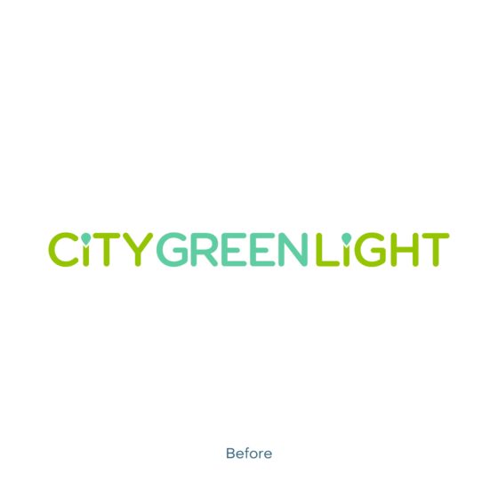 Logo City green light before