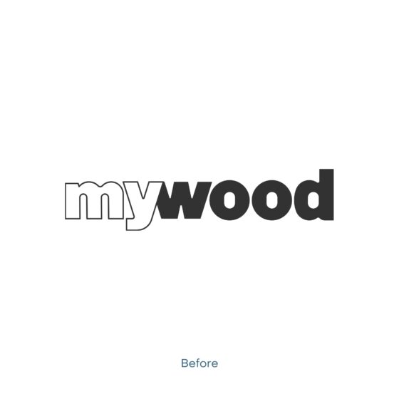 Logo My wood before