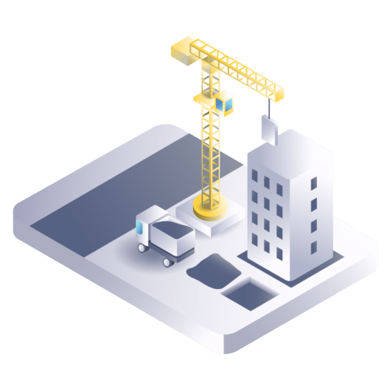Illustrazione cantiere