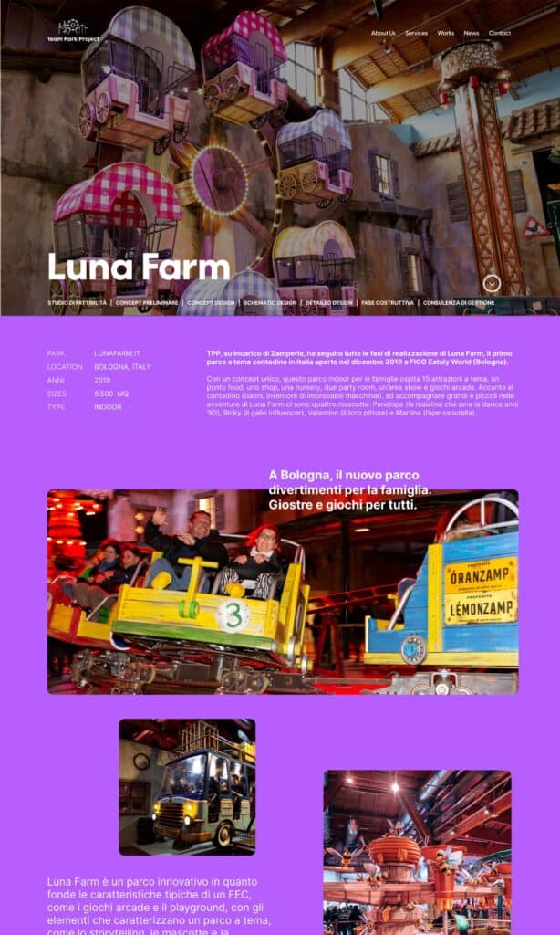 Wireframe sito web