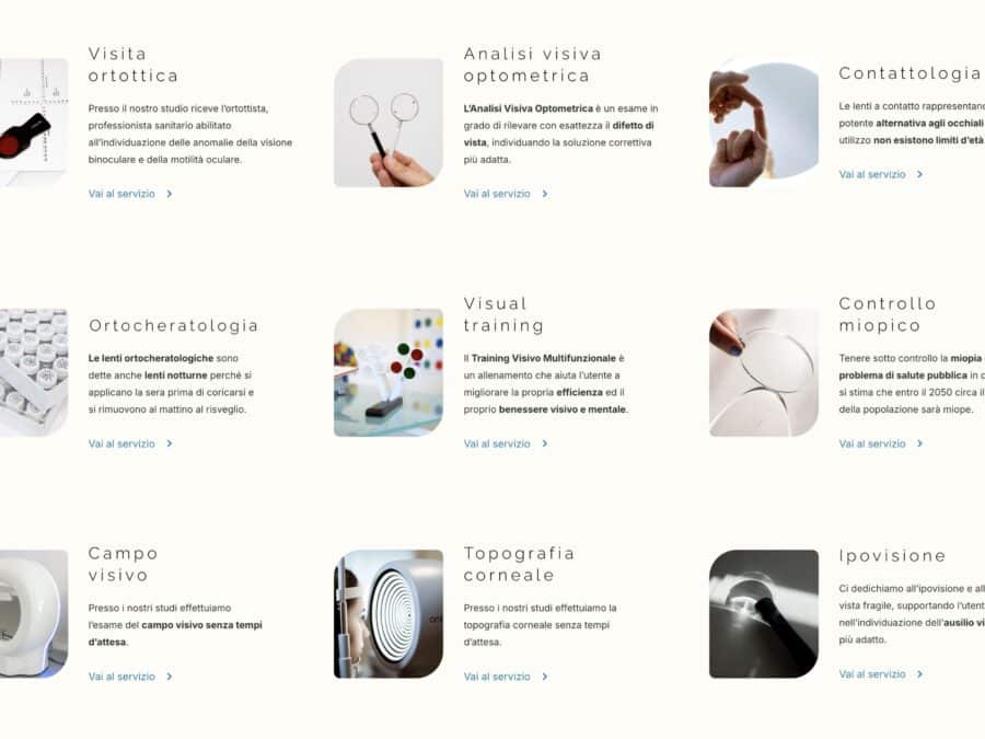 Preview sito Carmen Vision Care
