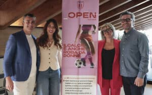 Soci Caratti E Poletto con Erika Maran Vicenza Calcio Femminile
