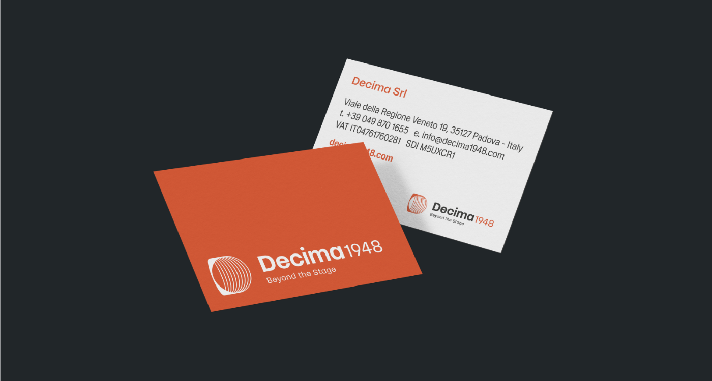 Biglietti da visita Decima 1948